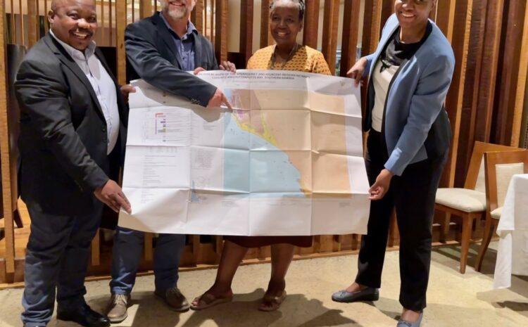  The Council for Geoscience hands over geological report of work done in Namibia