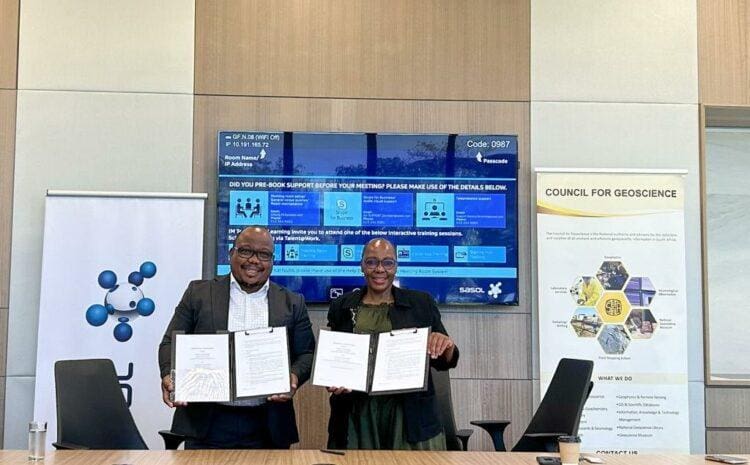STATEMENT ON COUNCIL FOR GEOSCIENCE AND SASOL COLLABORATION TO ADVANCE CCUS RESEARCH IN SOUTH AFRICA